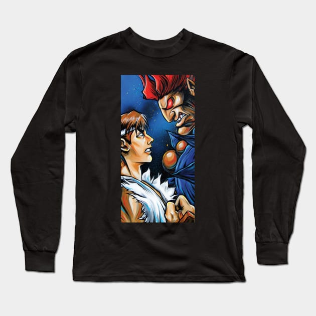 Ryu Akuma Long Sleeve T-Shirt by Lopan4000